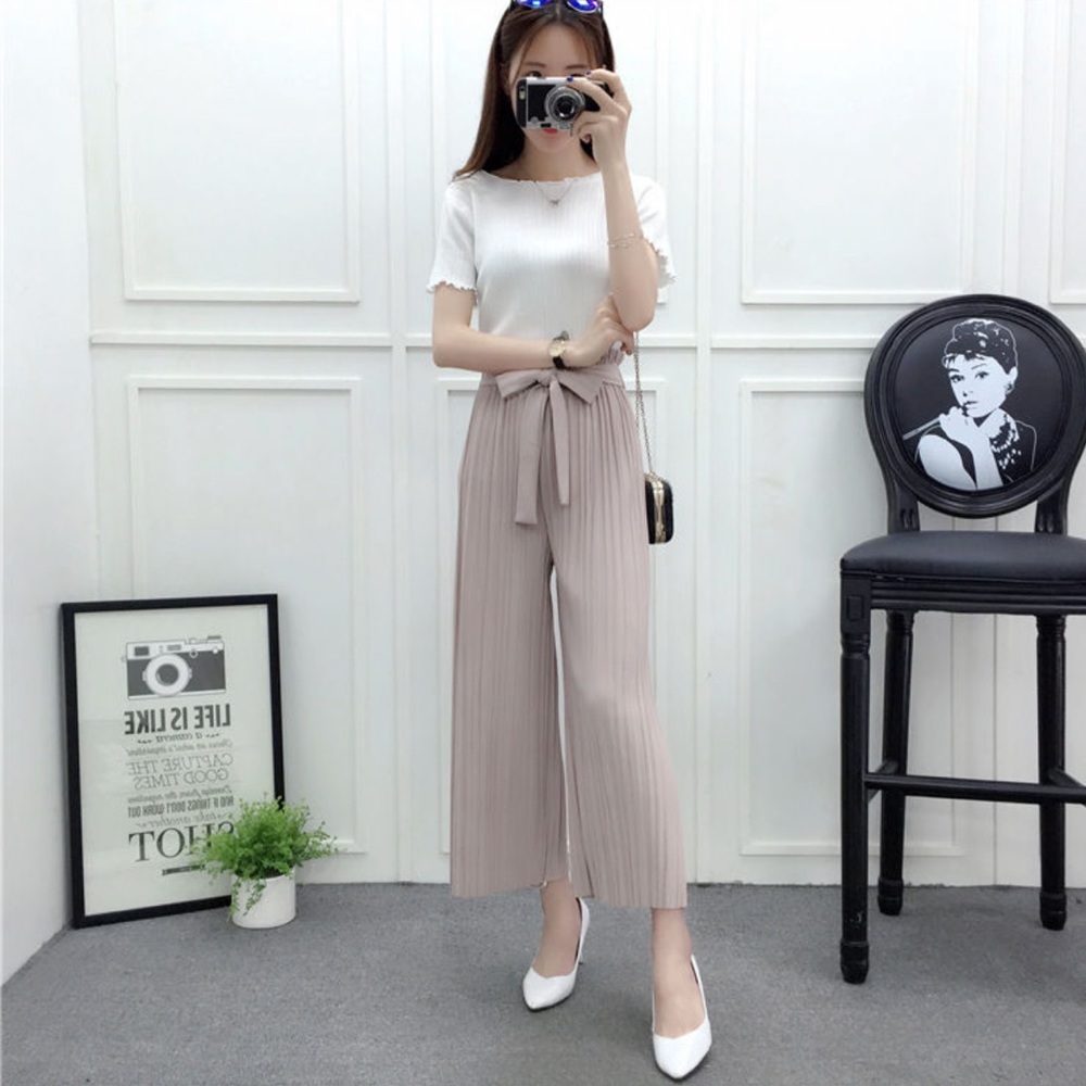 YesStyle | Pleated Wide Leg Pants